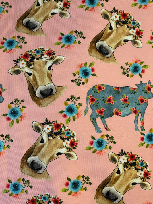 Floral Cow
