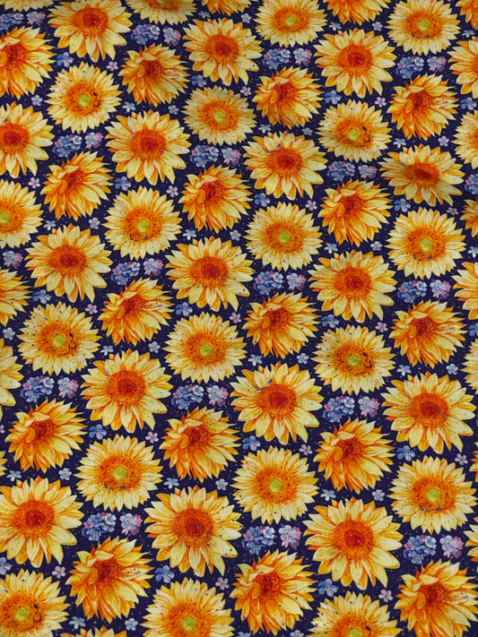 Purple & Sunflowers